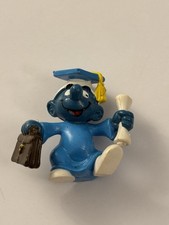 Graduate Smurf PVC Figurine with Diploma and Briefcase — listing 6