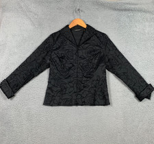 Samuel Dong Abstract Floral Print Zip-Front Jacket — listing 4