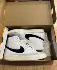Nike Blazer Mid '77 Vintage White/Black High-Top Sneakers — listing 4
