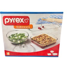Pyrex Clear Glass Round Bowl / Dish, Made in USA — listing 5