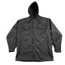 Dickies Men's Hooded Cotton Canvas Work Jacket with Quilted Lining — listing 4