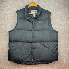L.L.Bean Outdoors Men's Down Puffer Vest, Black, Size Medium Regular — listing 5