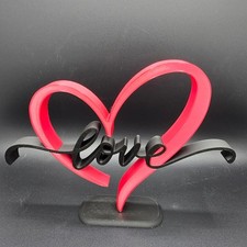 Red 'LOVE' Sculpture Block Letters (Robert Indiana Style Decorative Piece) Yes — there's a brand/label — listing 3