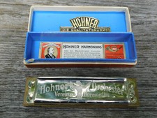 Vintage Hohner Orchester I Vereins-Harmonika, Key of B, with Original Box — listing 6