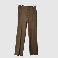 Banana Republic Martin Fit Wool Blend Trousers Brown Size 6 — listing 4