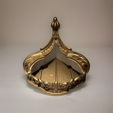 Vintage Italian Giltwood Wall Sconce Shelf / Candle Bracket — listing 2