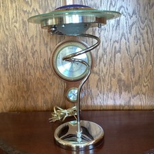 Postmodern Memphis-Style UFO Halogen Desk Lamp with Cone Base — listing 4