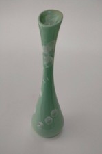 Retro 1970s Green Ceramic Coffee/Drink Set — Tall Lidded Jug/Carafe with Matching Mugs — listing 6