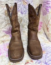 Double-H Boots Men's Brown Leather Western Cowboy Boots, Style DH3261, Size 10.5 D — listing 3
