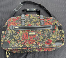 Vintage Tapestry Carpet-Style Barrel Duffel Bag with Medallion Tile Pattern — listing 5