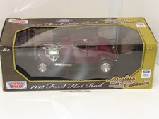 Vintage Die-Cast Hot Rod Pickup Truck with Chevron Flame Decals