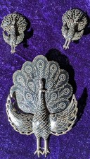 Thai Nielloware Silver Wrap Ring with Gilt Wayang / Deity Figures — listing 3