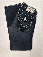 True Religion Billy Super T Bootcut Jeans Men's Size 40 Waist Dark Wash