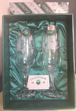 Eamon Glass Dublin Claddagh Shamrock Hand-Engraved Wine Glasses, Set of 6 (7.5 in tall) — listing 3