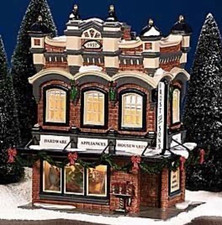 Department 56 The Original Snow Village - Frost And Sons 5 & Dime Lit Building #56.55047