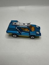 Matchbox Superfast Cosmobile Space Car, Teal with Yellow Base and Amber Windows — listing 4