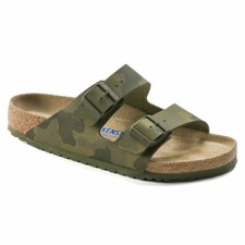 Birkenstock Arizona Soft Footbed Two-Strap Sandals, Desert Soil Camo (Sand/Beige)