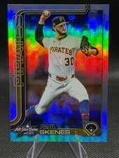 2025 Topps Paul Skenes All-Star National League 75 Years of Baseball Insert Card (Cracked Ice / Foil Refractor), listing 4