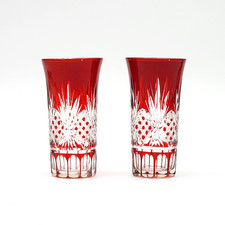 Cut Crystal Old Fashioned Whiskey Tumbler with Vertical Panel Cuts and Star-Cut Base — listing 6