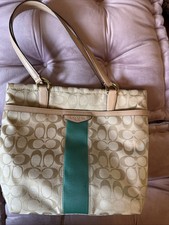 Coach Signature Stripe Jacquard Tote Bag F28504 — listing 2