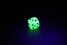 Green Uranium Glass Cube Pattern Covered Sugar Bowl (Jeannette Cubist), 5 inches tall — listing 4