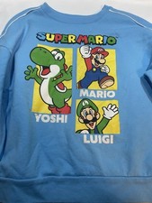 Nintendo Super Mario Boys Long Sleeve Graphic T-Shirt Blue — listing 4