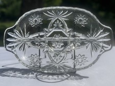 Anchor Hocking Early American Prescut Star of David Divided Relish Dish — listing 4