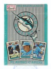 1993 Florida Marlins Inaugural Year Major League Playing Cards - Bicycle Sports Collection — listing 4