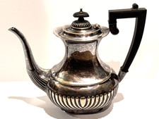 Vintage EPNS Silver Plate Coffee Pot with Black Handle, Made in Sheffield England — listing 4