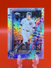 Ben Rice Topps Chrome New York Yankees Baseball Card — listing 4