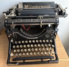 Antique Underwood Standard Typewriter (No. 3 or No. 5 Class) — listing 5