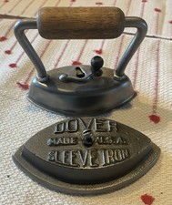 Antique Cast Iron Sad Iron (Flat Iron) with Loop Handle, Maker Unknown — listing 6