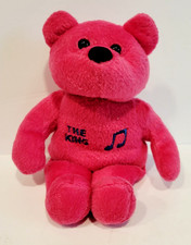 Elvis-Style Animated Plush Bear with Red Guitar in White Jumpsuit — listing 5