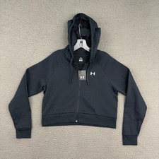 Under Armour Women's UA Armour Plus 1/2 Zip Crop Fleece Hoodie