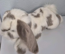 Gray Rabbit Plush Toy with Blue Eyes and White Belly — listing 6