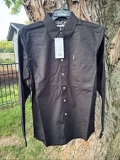 Cinch Modern Fit Men's Long Sleeve Button-Up Shirt, Geometric Diamond Print, Size M — listing 5