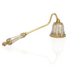 Antique Hand-Forged Iron Candle Snuffer Scissors with Box and Scrolled Handles — listing 6