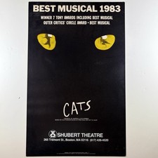 CATS the Musical Framed Poster with Original 1981 New London Theatre Ticket Stub — listing 5