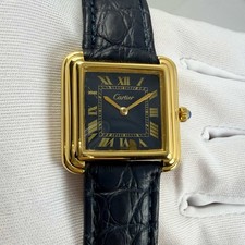 Cartier Tank Louis Mechanical Wristwatch 18K Gold Electroplated