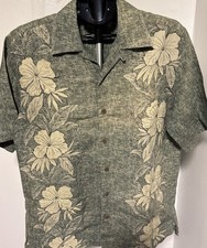 Tommy Bahama Sleeveless Linen Tropical Print Shirt Dress, Size M — listing 4