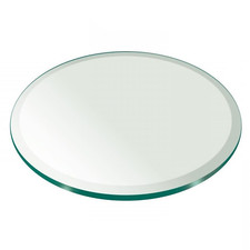 Beveled Edge Rounded-Square Glass Table Top — listing 4