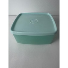 Vintage Tupperware Yellow Rectangular Freezer Storage Container with Seal Lid — listing 2