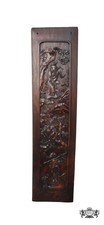Chinese Carved Terracotta Vase with Relief Mountain Landscape Scene — listing 5