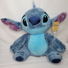 Disney Lilo & Stitch Blue Fuzzy Fleece Crewneck Sweatshirt — listing 2