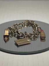 Vintage Avon Faith & Hope Charm Bracelet with Doves, Crosses & Pink Ribbon — listing 2
