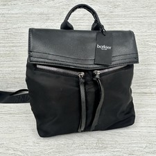 Botkier New York Nylon & Pebbled Leather Flap Backpack — listing 4