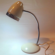Chrome Gooseneck Desk Lamp with Bullet Shade, Mid-Century Modern Style — listing 3