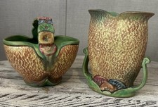 Weller Pottery Patra Two-Handled Vase, 8 inch — listing 5