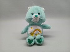 Care Bears Wish Bear Teal Plush with Music Note Belly Badge — listing 3