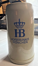 German Stoneware Beer Stein with Pewter Lid, Imperial Eagle Deutschland Coat of Arms, listing 5